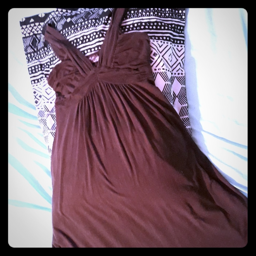 Light brown dress/cover!